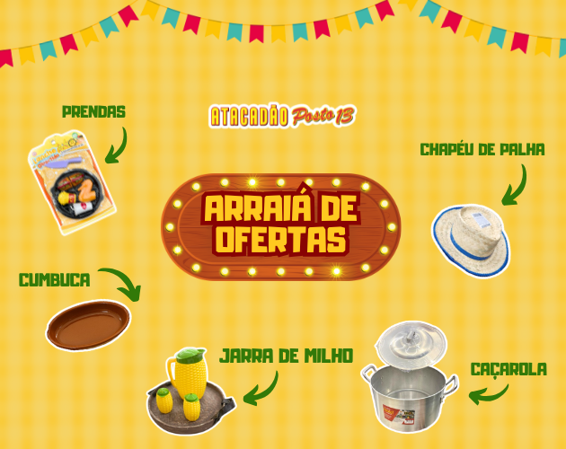 Arraiá de ofertas