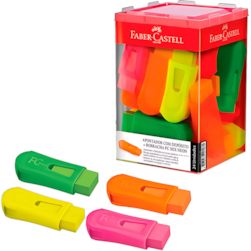 Apontador C/borracha Mix Neon Faber Castell 124borszf