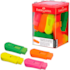 APONTADOR C/BORRACHA MIX NEON FABER CASTELL