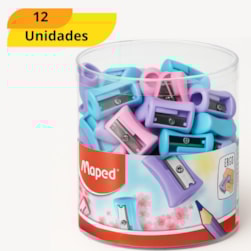 APONTADOR VIVO 1 FURO C/DEP MAPED 63011 - CX 12 UNIDADES