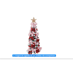 Arvore De Natal Nevado 120cm 110 Galhos Casambiente Natal007