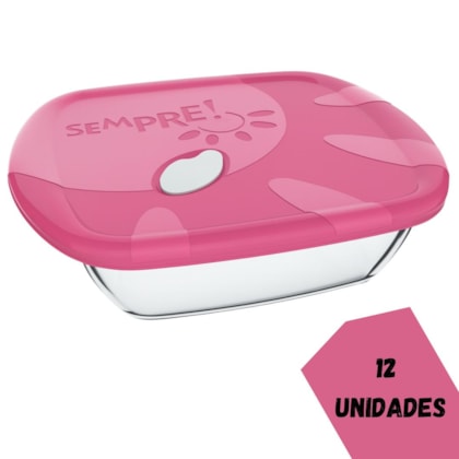 ASSADEIRA QD 0,7L C/TP NADIR 6111 - CX 12 UNIDADES
