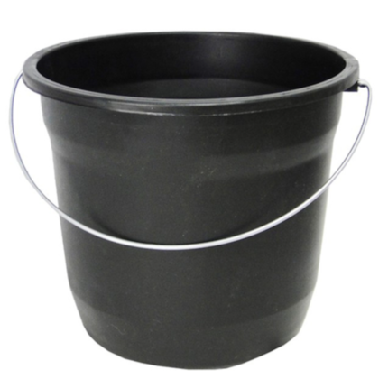 Balde 5l Preto Plasmotta
