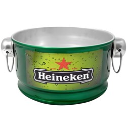 Balde de Gelo Baixo 5 Lts Adesivado Heineken  Redar