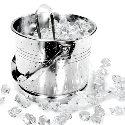 Balde De Gelo Inox C/pegador Kehome