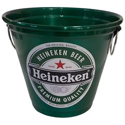 Balde Gelo Gg Conico 6lts Adesivado Heineken Redar