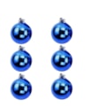 Bola De Natal 6pcs Azul Chazak Cda2250