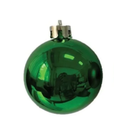 Bola Lisa Natal 14cm Vrd Wincy Ntb1007g