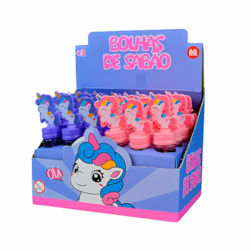 Bolha de Sabão Display Unicorn Arktoys