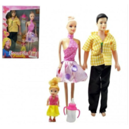 Boneca Beautiful Family Arktoys Akt3193