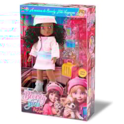 Boneca Beverly Girls Pet Lover Negra Bee Toys