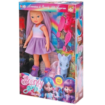 Boneca Beverly Girls Unicórnio Bee Toys