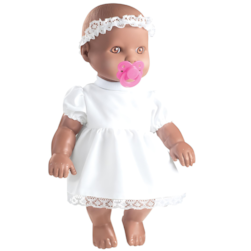 Boneca Little Baby Primeira Oracao Negra  Milk 157