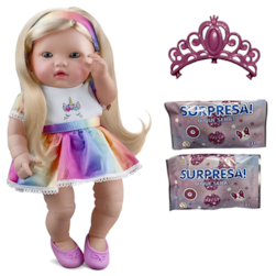 Boneca Reborn Long Hair Unicornio Roma