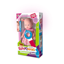 Boneca Sapekinha Primeiros Sons Milk