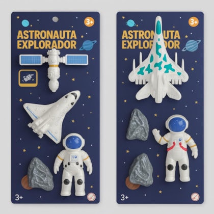Boneco Astronauta Missao Espacial Arktoys