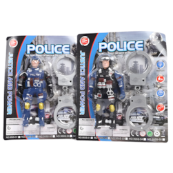 Boneco Policial C/acessorios Om