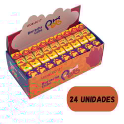 BORRACHA CUBO DECORADA PETS LEO E LEO 74217 - CX 24 UNIDADES
