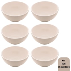 Bowl de Porcelana Clean 11,5x5,5cm Coliseu 8486 - Cx 12 Unidades