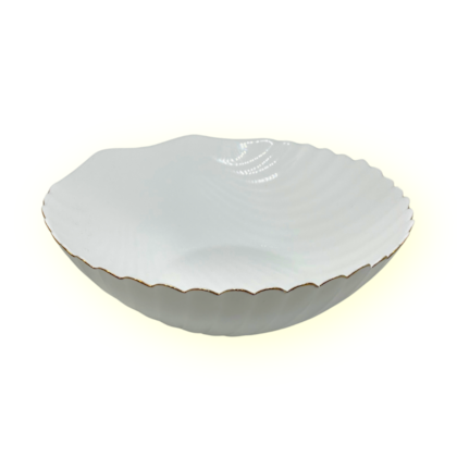 Bowl Tetis Opalino Gold Rim 470ml