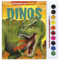 Brincando com Aquarela: Dinos