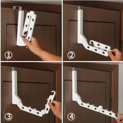 Cabide P/porta Dobravel Plast Clink
