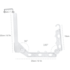 Cabide P/porta Dobravel Plast Clink