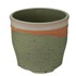 Cachepot Ceramica Rose Stripe Cinza House 44378
