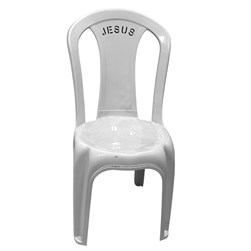 Cadeira Bistro Jesus Branca Solplast