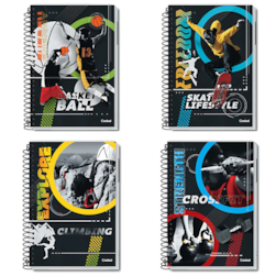 Caderno 1/4 Capa Dura 80 Folhas Performance