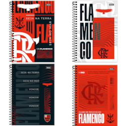 Caderno 1/4 Esp Cd 80fls Flamengo Foroni