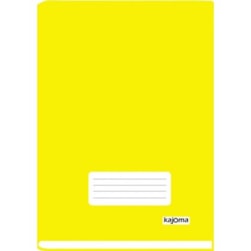 Caderno Broc Liso Amarelo 96fls Kajoma