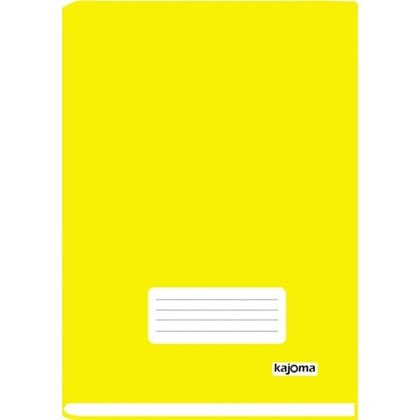 Caderno Broc Liso Amarelo 96fls Kajoma