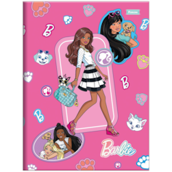 Caderno Broch Cd 80fls Barbie Foroni 4082680