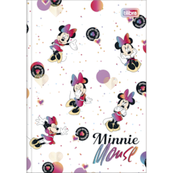 Caderno Brochura Capa Dura 1/4 Minnie 80fls Tilibra