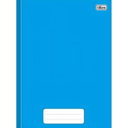 Caderno Brochura Capa Dura 1/4 Pepper Azul 80 Folhas