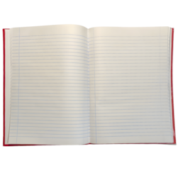 Caderno Brochura Capa Dura 80fls Vermelho Paulista 189