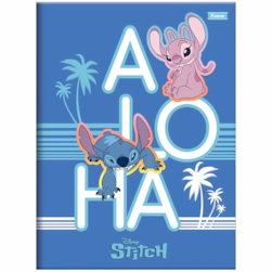 Caderno Brochura Stitch Disney 80folhas Foroni