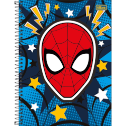 Caderno Capa Dura 1 Matéria Homem aranha 80 Folhas Tilibra