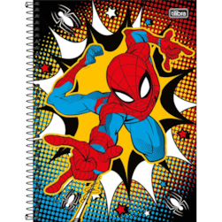 Caderno Capa Dura 1 Matéria Homem aranha 80 Folhas Tilibra