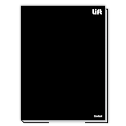 Caderno Capa Dura Universitário 80fls Preto Credeal 8035