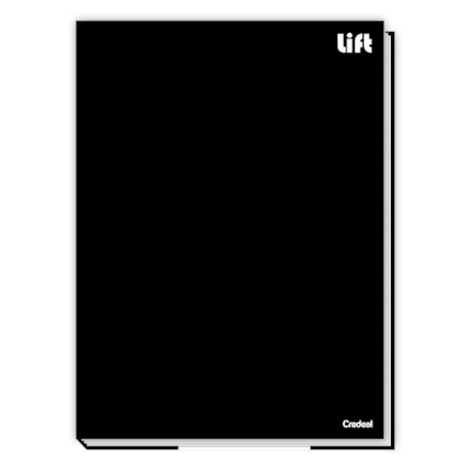 Caderno Capa Dura Universitário 80fls Preto Credeal 8035