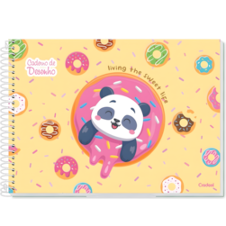 Caderno Capa Dura Universitário Desenho 80fls Lala Pets Credeal