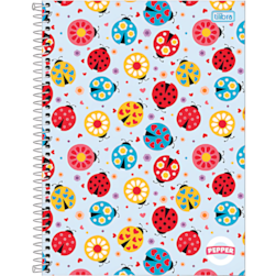 Caderno Capa Dura Universitário Pepper Fem 20mat 320fls Tilibra 236586