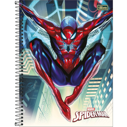 Caderno Capa Dura Universitário Spider Man 1m 80f Tilibra