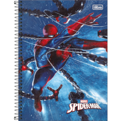 Caderno Capa Dura Universitário Spider Man 1m 80f Tilibra