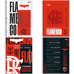 Caderno Cd 160fls Flamengo Foroni