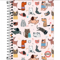 Caderno Cd Espiral 1/4 Pepper 80fls Tilibra