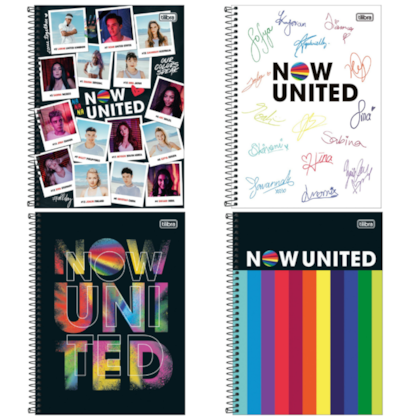 Caderno Cd Univ Now Unite 10m 160fls Tilibra