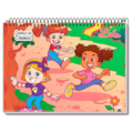 Caderno  Desenho 60fls Turma Lala